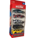 5pcs alloy race cars (6 mixed)-660-S81