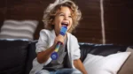 Microphone Stitch avec tube lumineux et enceinte – Image 3