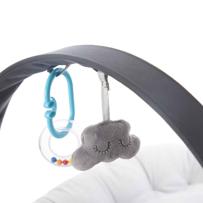 Babyjem 878-Babynest Mon premier lit avec jouets -Gris – Image 5