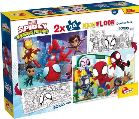 da9140d96dbdef6fcecbf635b8f03810c5d7d095_41087868 Marvel Puzzle Df Maxi Floor 2 X 24 Spidey - Lisciani – Image 1