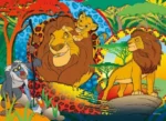 Puzzle Disney Classics MaxiFloor Double Face : 4 x 48 pcs – Image 2