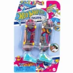 Hot Wheels Skate Finger Skateboard Rétro + Chaussures Lot de 2 Assortis 14x21,5 cm