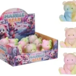Sticky Squishy Marble Bear 8,5cm assortis in display (12)