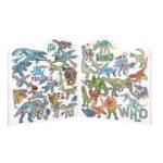Dino World Livre de coloriage figuratif – Image 3