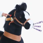 PonyCycle-Black with whire hoof horse-Age 3-4ans – Image 4