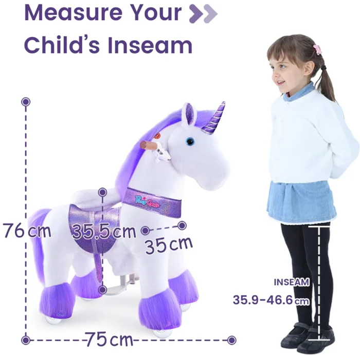 PonyCycle-Purple Unicorn Age 3-4ans – Image 2