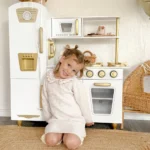 Cuisine blanche & gold en bois-TL40024 – Image 7
