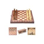 3 in 1 -Chess, Checkers and Backgammon-B3135 – Image 3