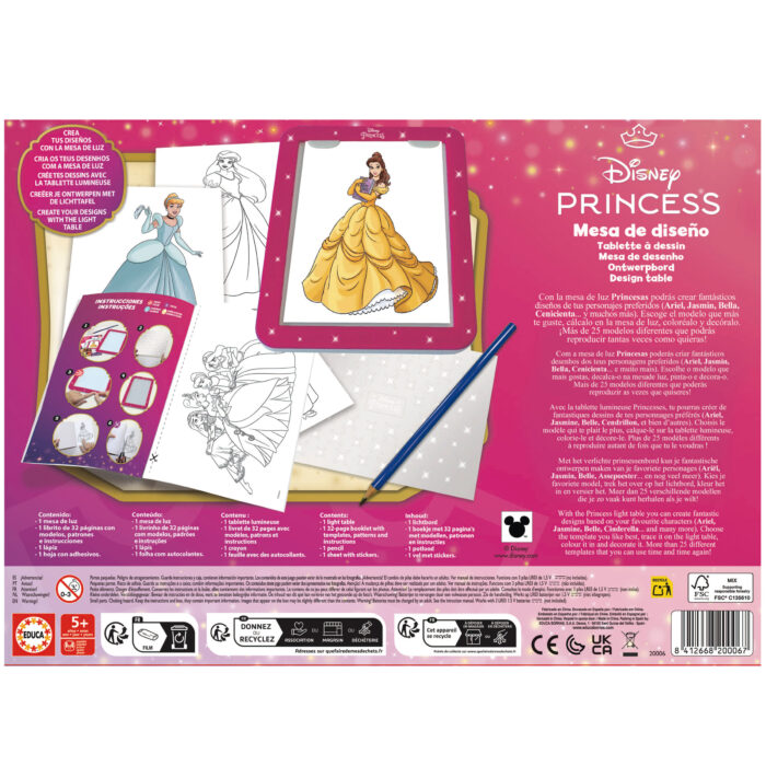 Tablette lumineuse à dessin Disney Princess – Image 3
