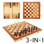 3 in 1 -Chess, Checkers and Backgammon-B3135