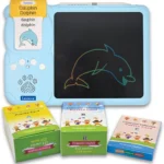 Lexibook Imagier à cartes interactif parlant avec tablette à dessin et 200 cartes éducatives recto V