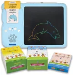 Lexibook Imagier à cartes interactif parlant avec tablette à dessin et 200 cartes éducatives recto V