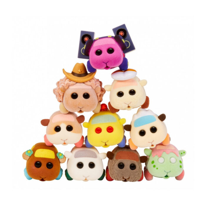 Molcar Fuzmols Peluche cochon d'Inde 6cm assortis en tubo 7,5x10cm – Image 3