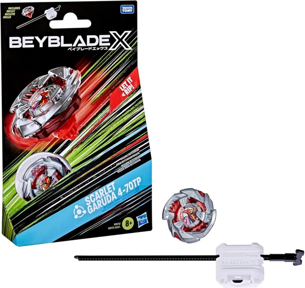 58d888ba4fddf2092d99f79843df85fe Toupie Beyblade X Scarlet Garuda 4-70T – Image 1