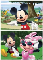 Puzzle Mickey et Minnie 2 x 20 pièces-Educa – Image 2