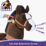 PonyCycle-Chocolate brown with whire hoof horse-Age 3-4ans – Image 2