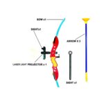 Ensemble arc et flèches OTE avec cible laser Tir à l'arc-777-702 – Image 2
