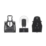 Poussette Stokke YOYO³ Cadre Noir avec pack 6M+ Olive – Image 2