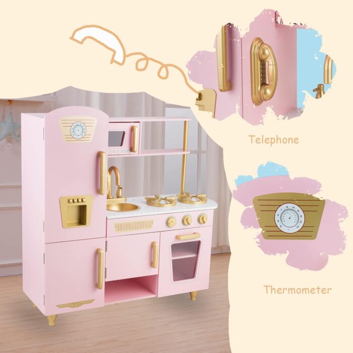 Cuisine rose & gold en bois-TL40025 – Image 5