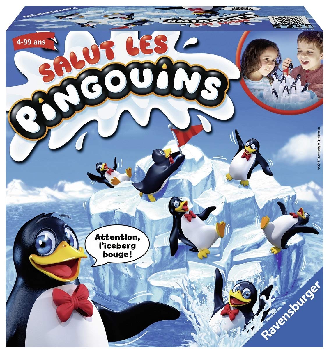 71SoEcV-DGL._SL1214_ Salut les pingouins – Jeu d'adresse sur l'iceberg – Image 1