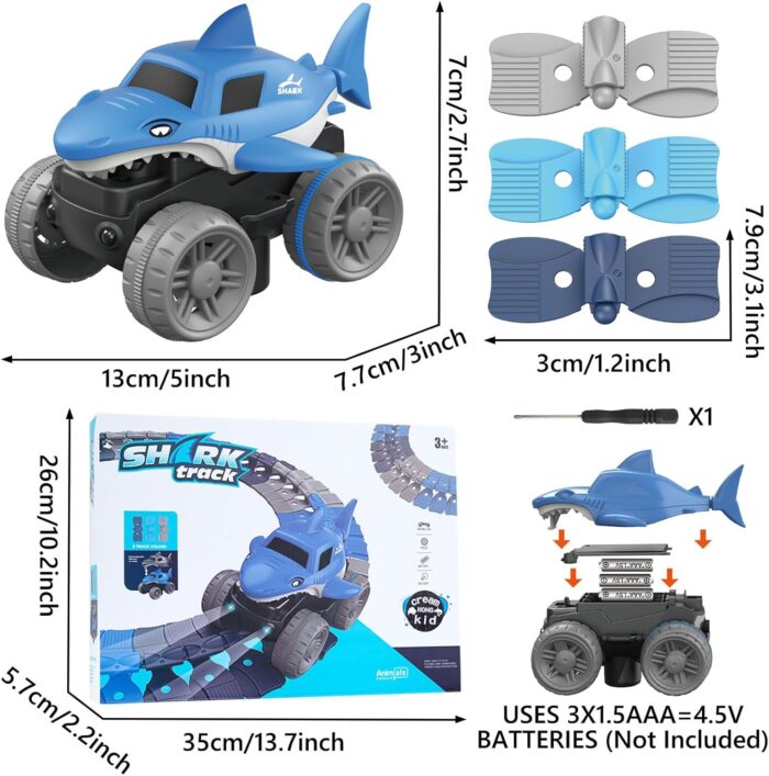 Voiture de Rail Shark  avec Chargeur-5510-2A – Image 4