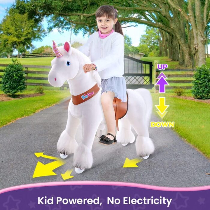 PonyCycle-White Unicorn Age 3-4ans – Image 5
