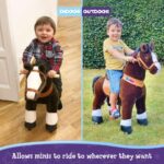 PonyCycle-Chocolate brown with whire hoof horse-Age 3-4ans – Image 4