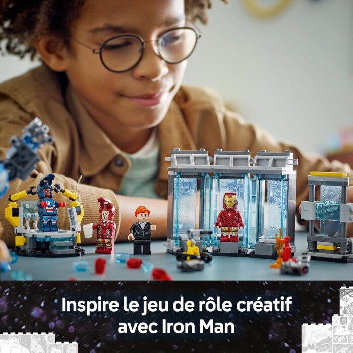 76315 - LEGO® Marvel - Le Laboratoire d’Iron Man : la Salle des Armures – Image 3