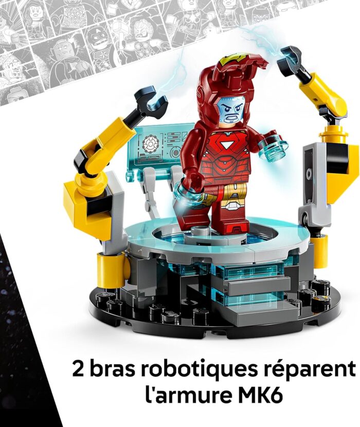 76315 - LEGO® Marvel - Le Laboratoire d’Iron Man : la Salle des Armures – Image 5