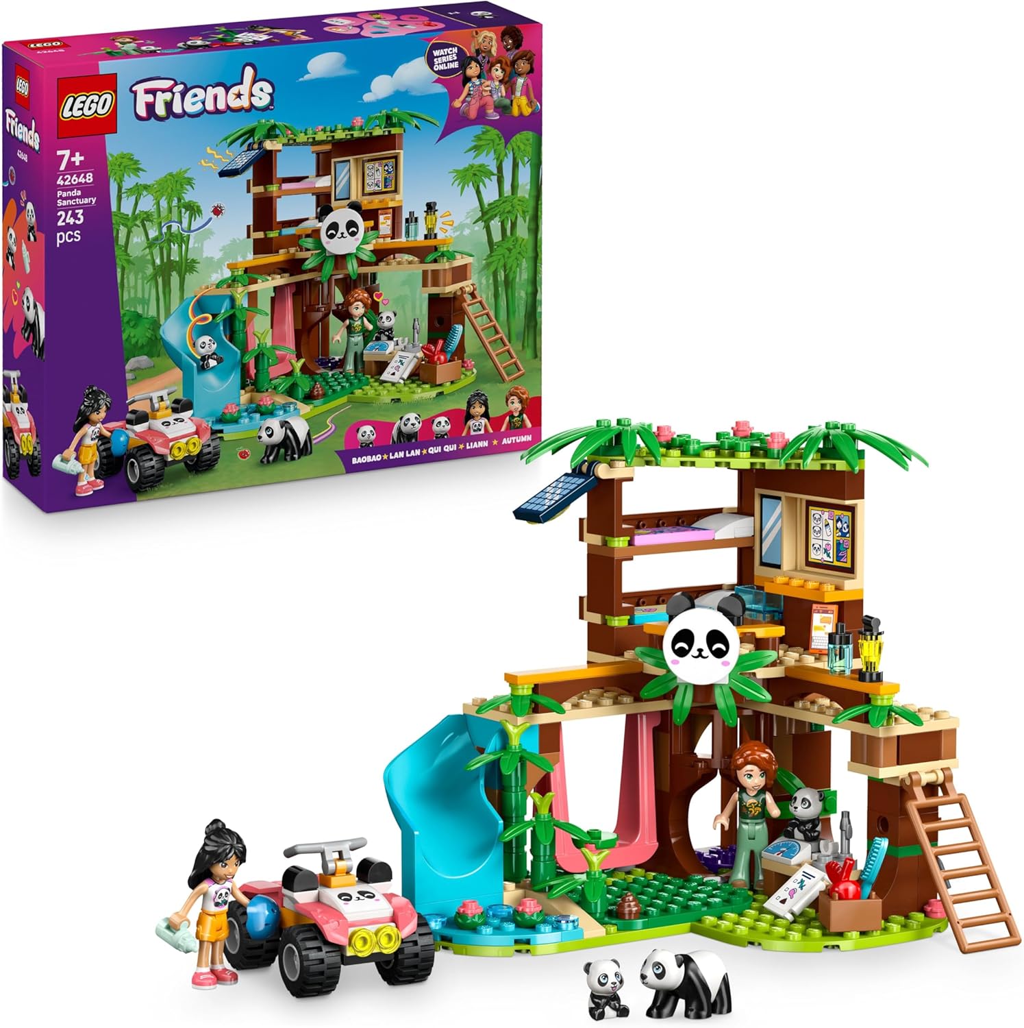 81znaiSwOsL._AC_SL1500_ 42648 - LEGO® Friends - Le sanctuaire des pandas – Image 1