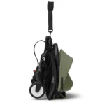 Poussette Stokke YOYO³ Cadre Noir avec pack 6M+ Olive – Image 3