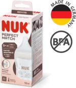 Nuk Biberon Perfect Match 150 ml – Beige – Image 4