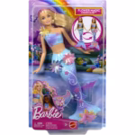 Barbie – Poupée Sirène Fleurs Magiques Blonde