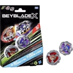 Pack 2 Toupie Beyblade X KNIFE SHINOBI 4-80 HN