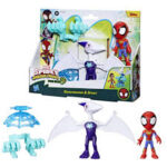 Figurines Marvel Spidey et ses amis Dino-Webs Ghostasaurus et Spidey