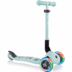 Globber -Wheelies - Trottinette 3 Roues Junior Foldable Fantasy Lights - Vert Menthe