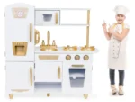 Cuisine blanche & gold en bois-TL40024 – Image 2