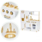 Cuisine blanche & gold en bois-TL40024 – Image 4