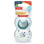 Lot de 2 Sucettes Star Night & Day NUK 6-18M - Rose