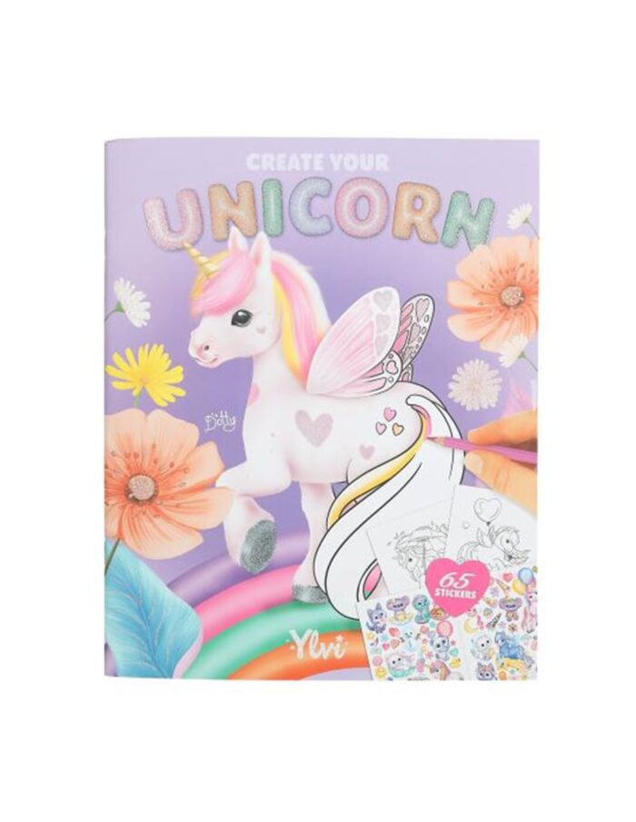 Carnet à colorier Ylvi Create your Unicorn – Image 4