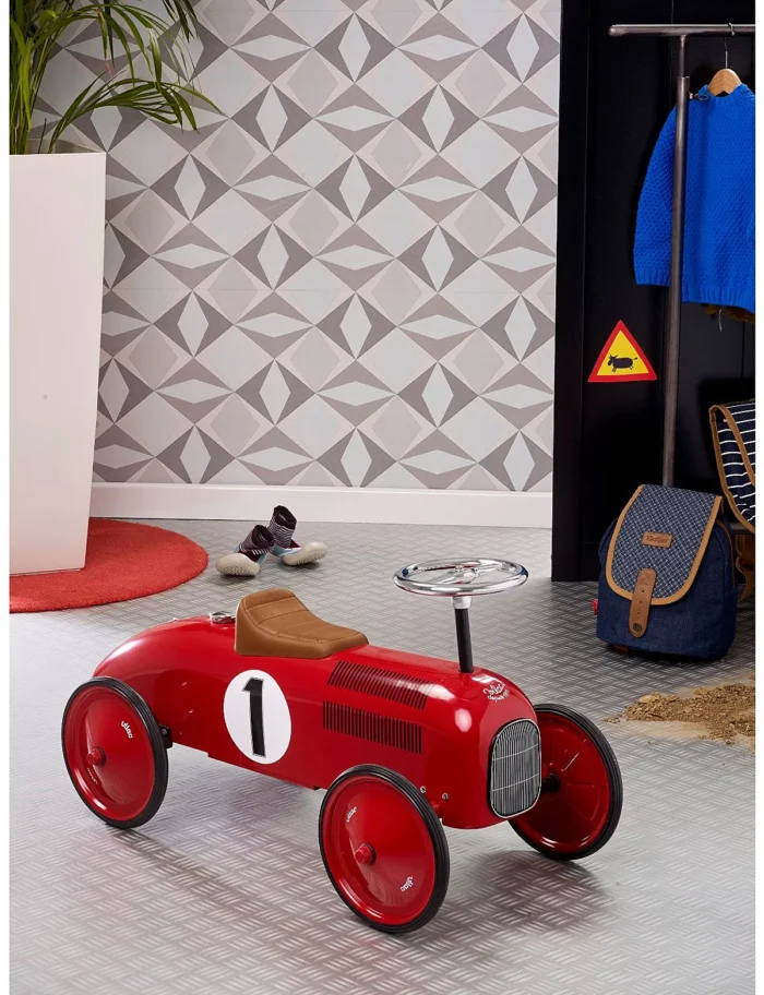 Vilac Porteur Voiture Vintage Métal- Rouge – Image 5