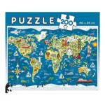PUZZLE 200 PIECES - MAPAMUNDI - SEAN SIMS – Image 2
