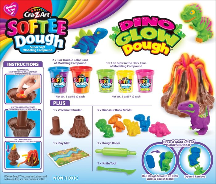 Softee Dough Dino Neon Dough – Image 6