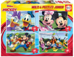 Multi puzzle Mickey et ses amis, 20, 40, 60, 80 pièces