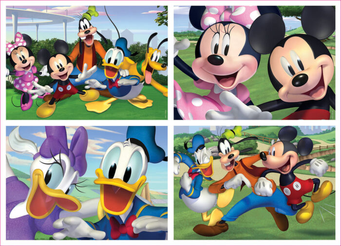 Multi puzzle Mickey et ses amis, 20, 40, 60, 80 pièces – Image 2
