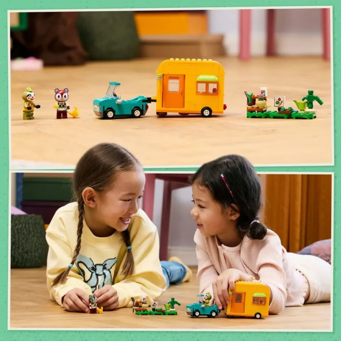 77054 - LEGO® Animal Crossing - Caravane et stand de jardinage de Racine – Image 2