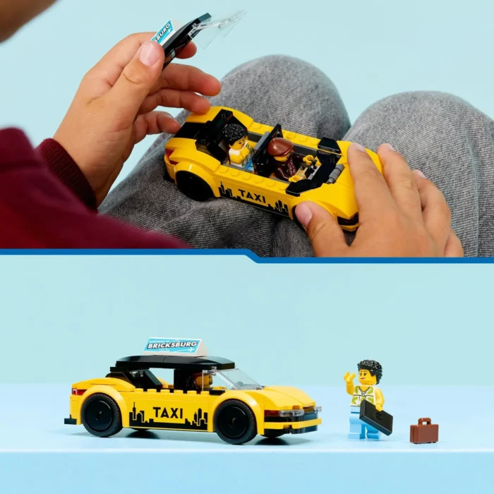 60487 - LEGO® City - Le taxi jaune – Image 6