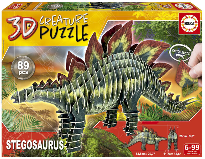 Educa - Puzzle 3D 89 pièces - Stégosaure – Image 2