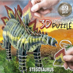 Educa - Puzzle 3D 89 pièces - Stégosaure