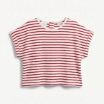 T-shirt rayé pour bébé 100% coton 3-6 mois
